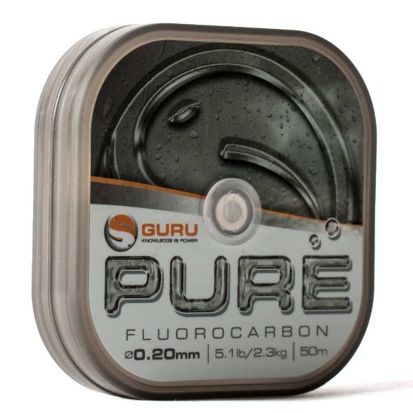 Guru Pure Fluorocarbon Schnur | 0.20mm | 50m