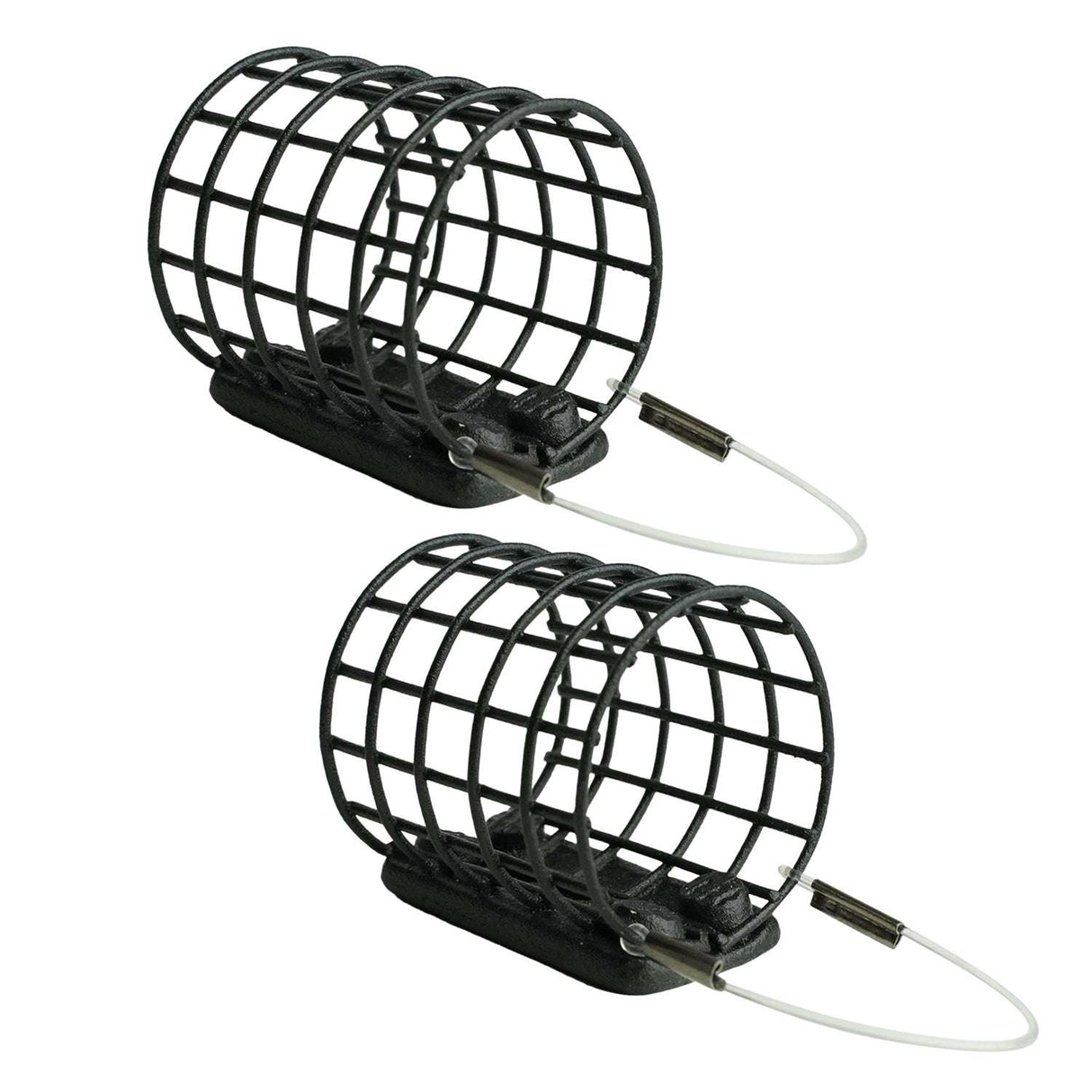 JVS Block Feederkorb Schwarz 28x34mm 20g/30g/40g - 2 Stück