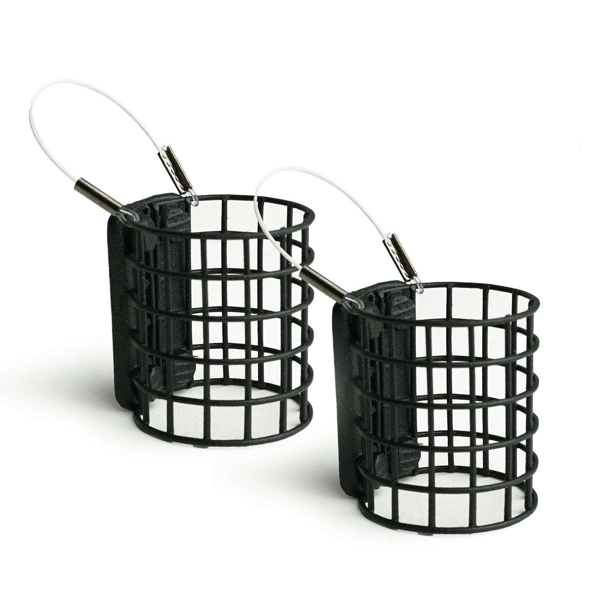 JVS Block Feederkorb Schwarz 28x34mm 20g/30g/40g - 2 Stück 40g