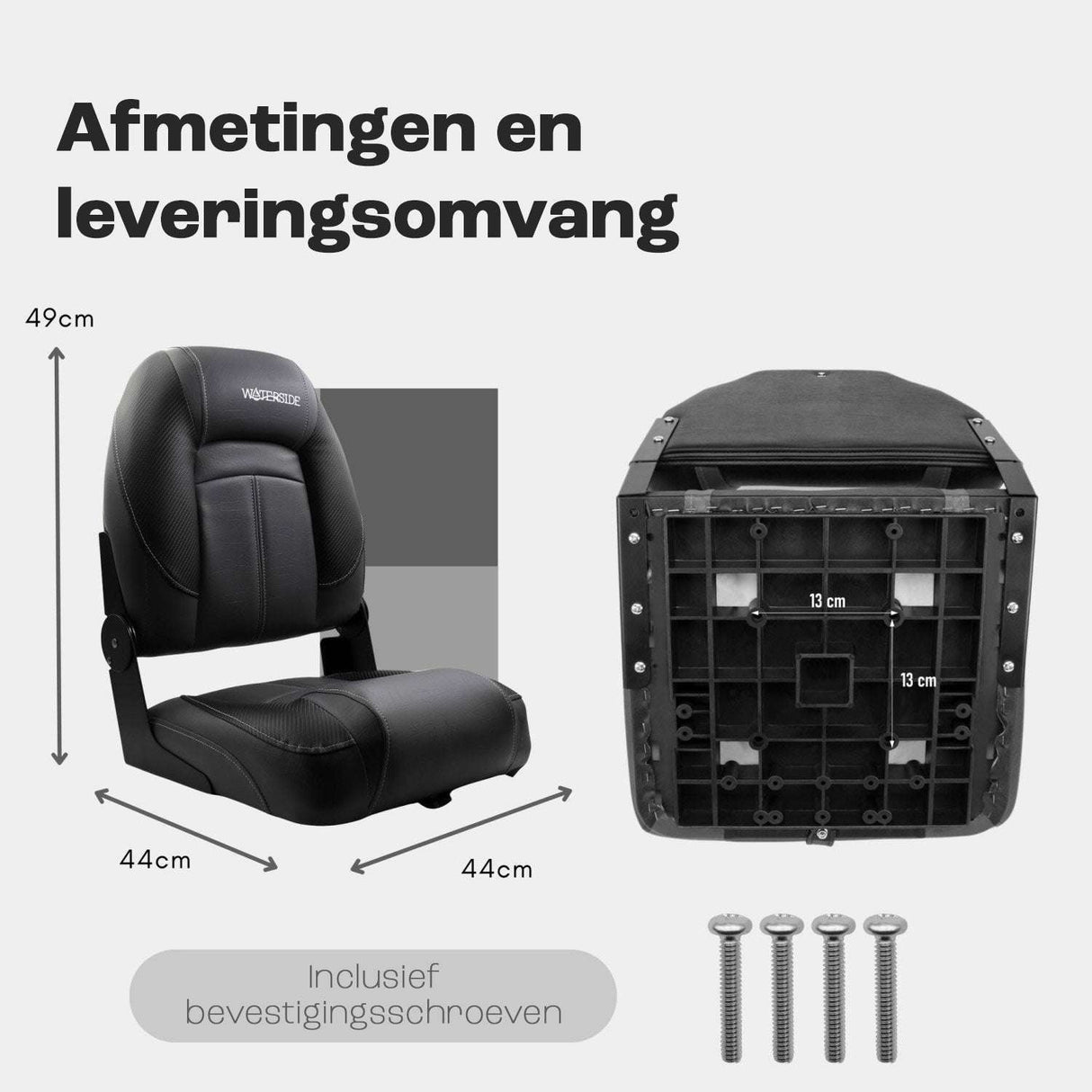 Waterside Luxus Low Back Bootssitz - Jack