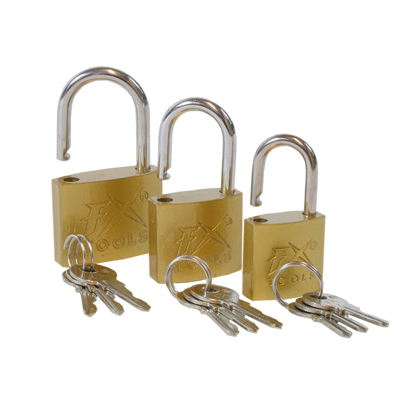 Eurocatch Outdoor Vorhängeschloss-Set 3er