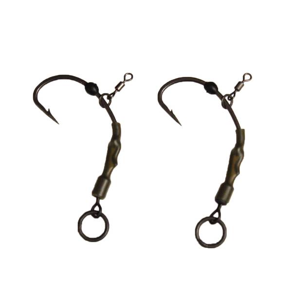 PB Products Ready Ronnie Rig | Hakengröße 4 & 6 | 2 Stück