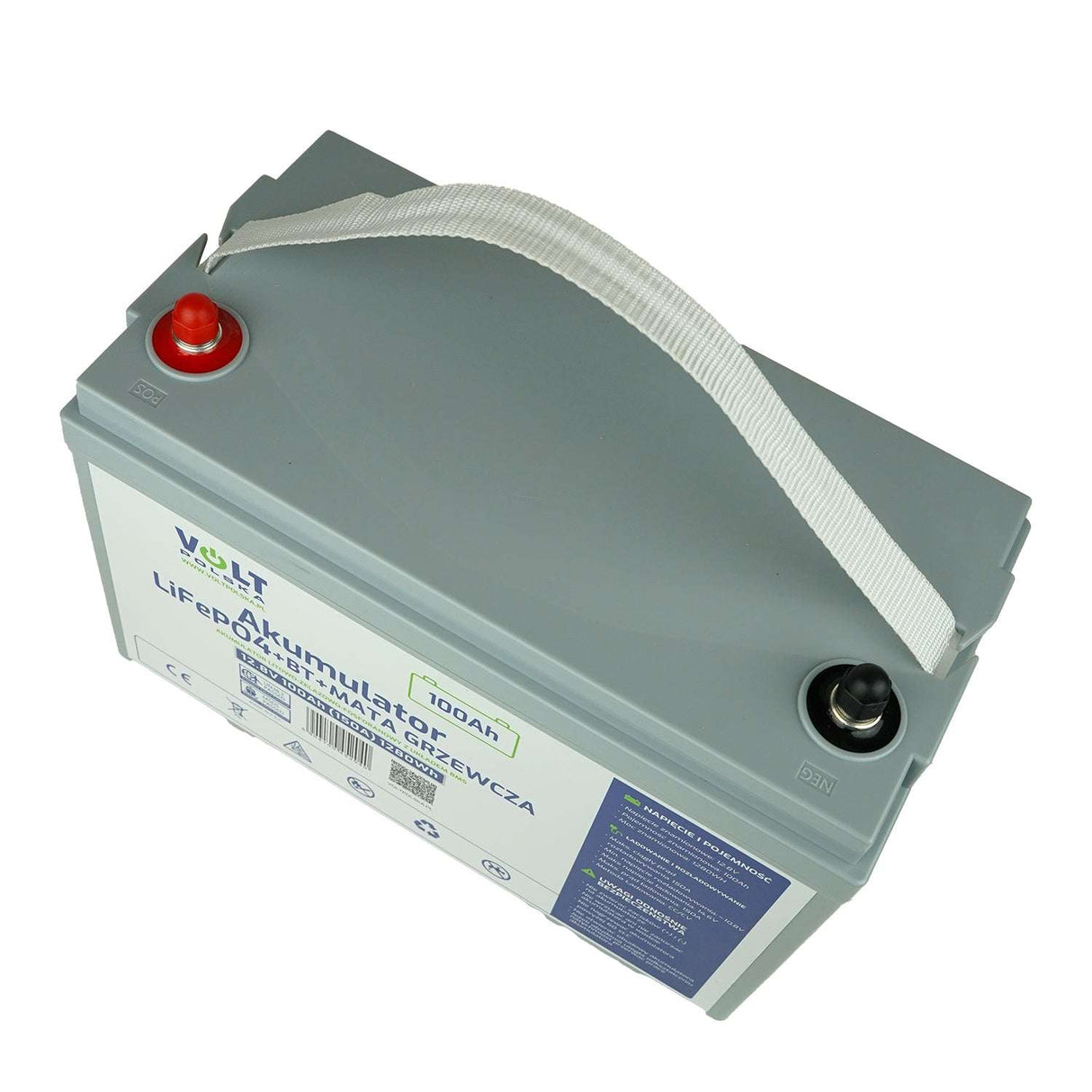 LiFePO4 Smart Akku 12,8V 100Ah – Bluetooth & Heizung