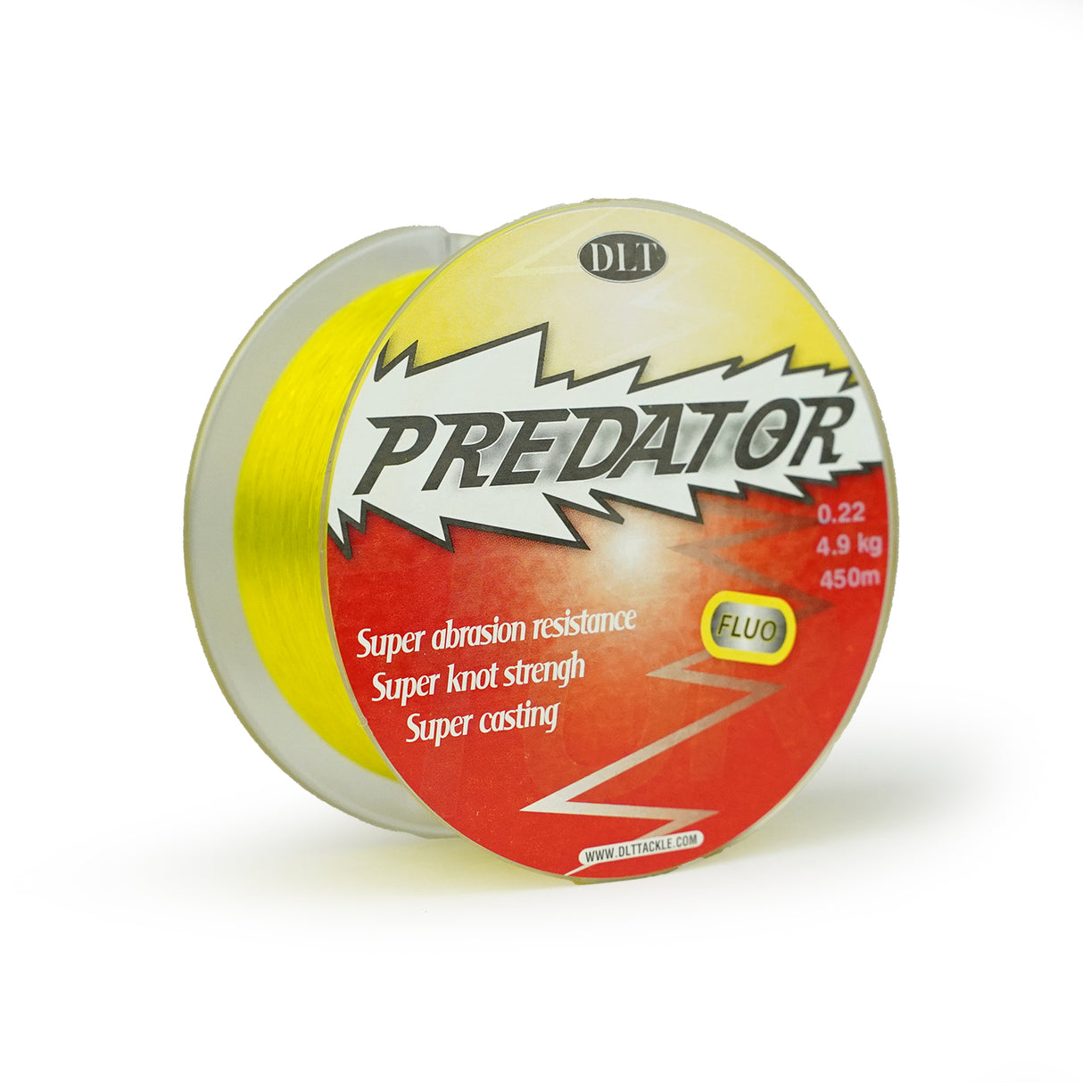 DLT Predator Fluo Gelb Nylon-Angelschnur 30mm