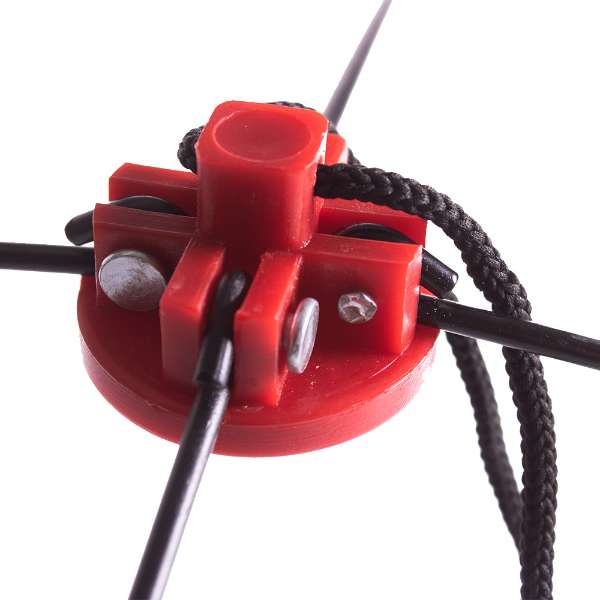 X2 Kreuznetz 105x105cm Klappbar Schwarz