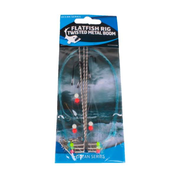 Eurocatch Flatfish Rig Twisted Metallausleger 3 Haken Gr. 4