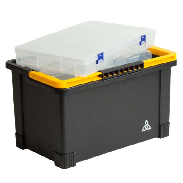 Eurocatch Angelkoffer Eimer mit 4 Tackleboxen