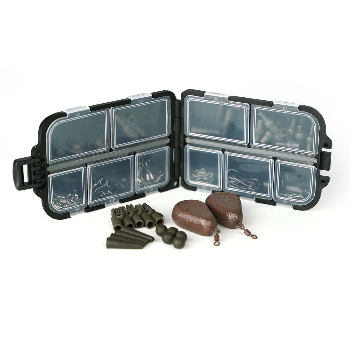 FISH-XPRO Karpfen Starter Rig Set 74-teilig