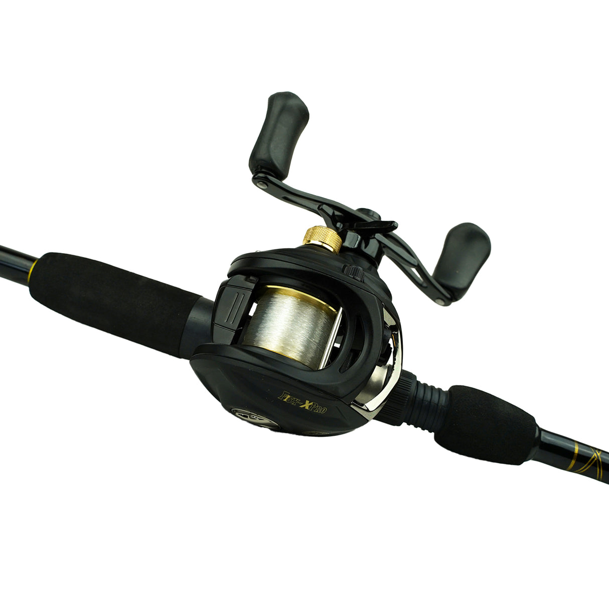 FISH-XPRO Baitcasting Combo Raubfisch-Set 1,95m