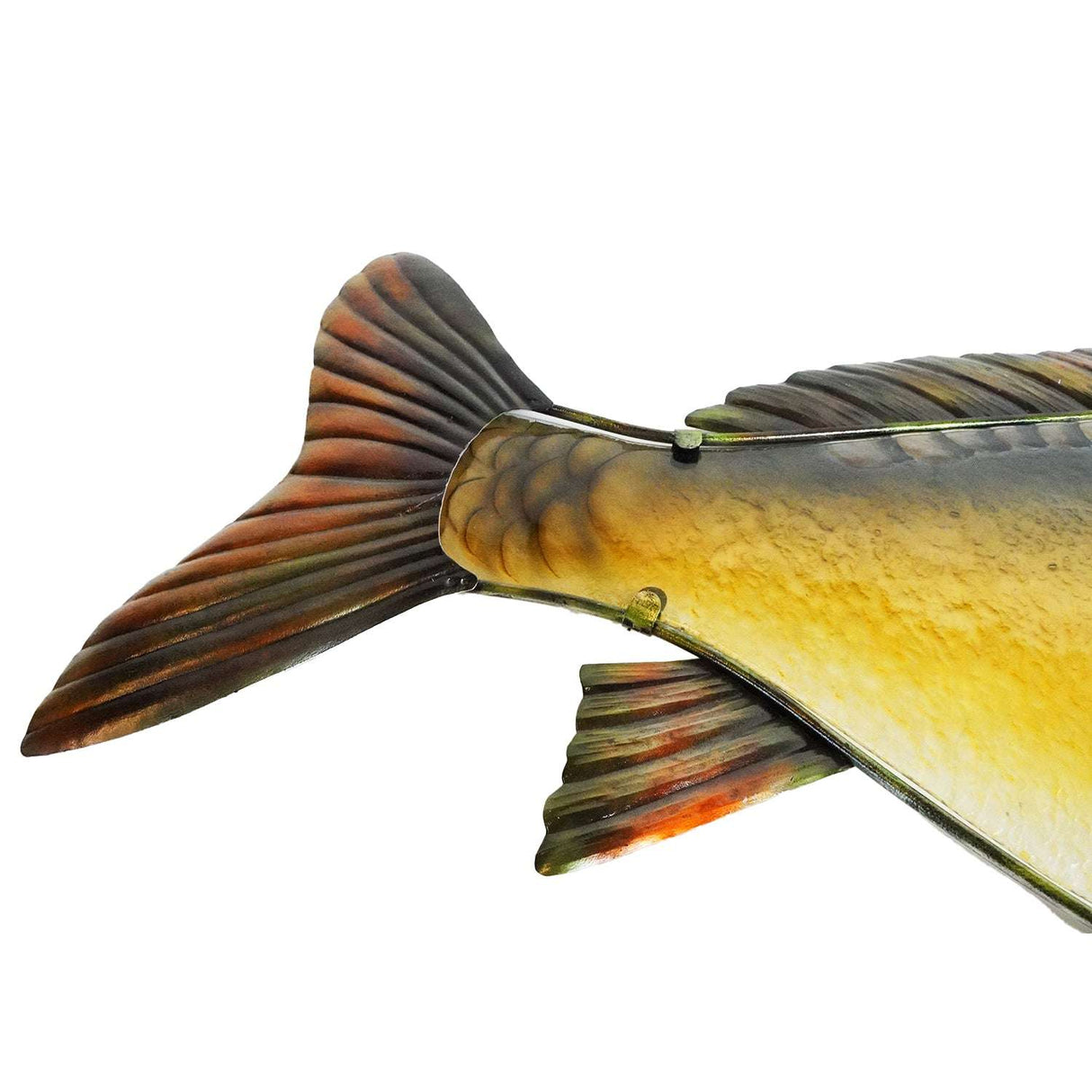 Eurocatch Spiegelkarpfen 80cm 3D Metall & Glas Kunst