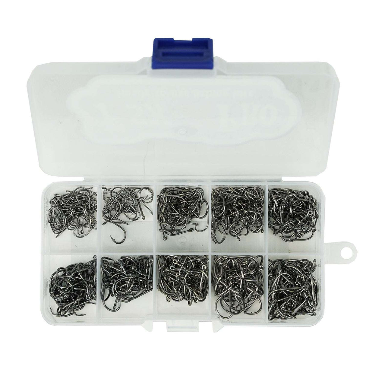 Fish-Xpro 500-tlg. Hakenset mit Öse, Gr. 3-12 inkl. Box