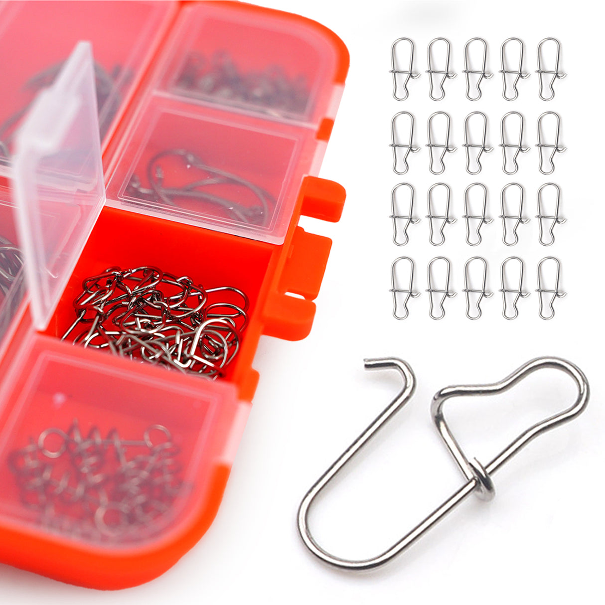 FishXpro Haken & Blei Set 201-tlg. inkl. Tacklebox