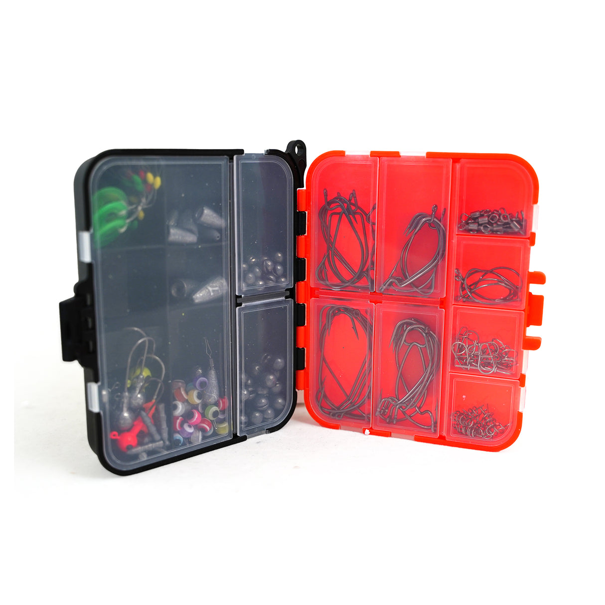 FishXpro Haken & Blei Set 201-tlg. inkl. Tacklebox