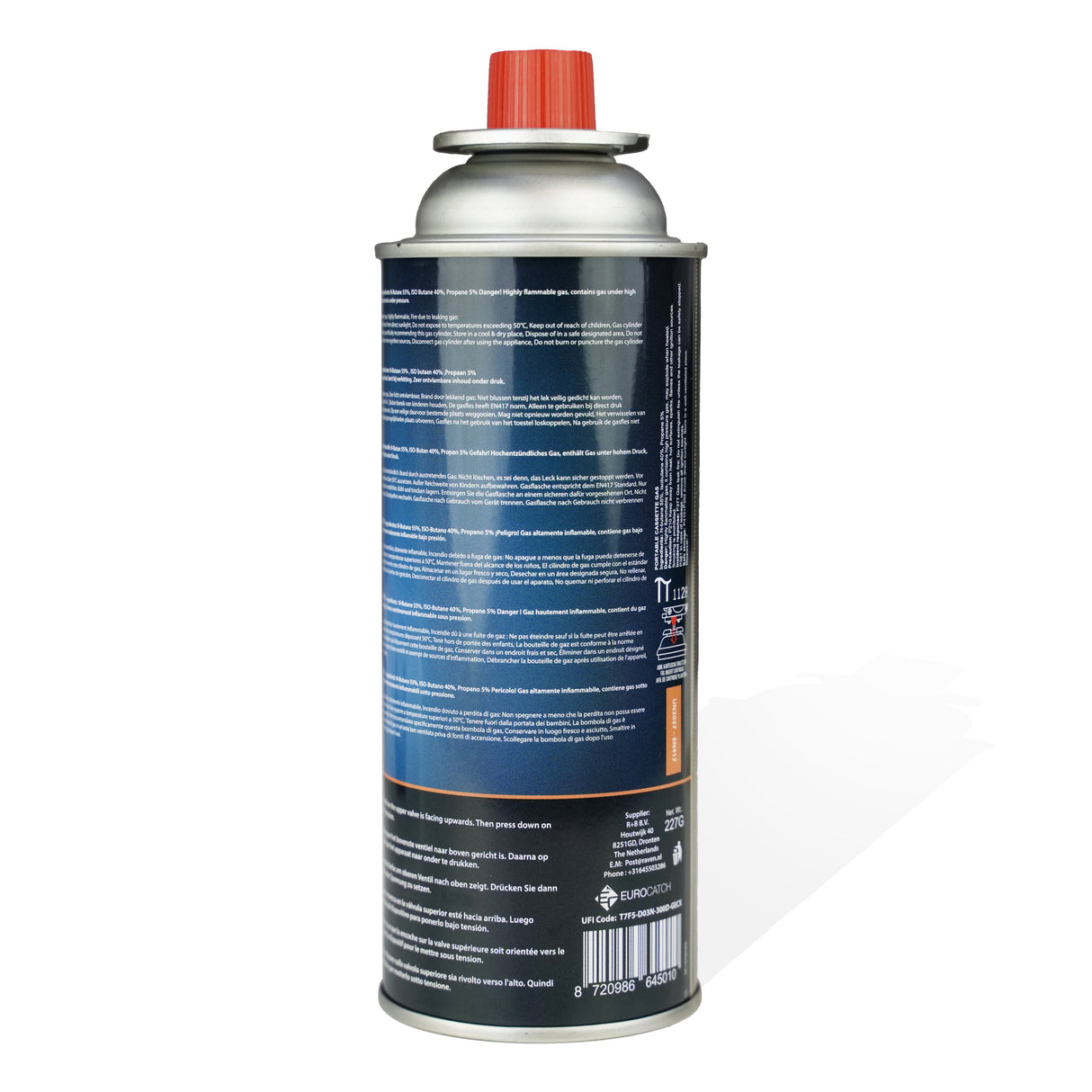 Eurocatch Gaskartusche Butan 227 g – Vorteilspack für Camping & Outdoor