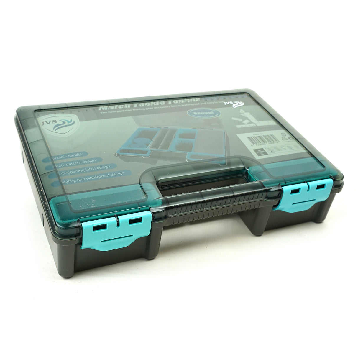 JVS Match Tackle Topbox Wasserdicht – Angelkoffer 35x25x8cm