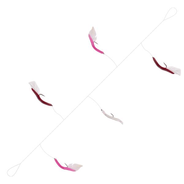 Eurocatch Sea Rig Feathered Sandeels, Haken Gr. 1 (5 Stk.)