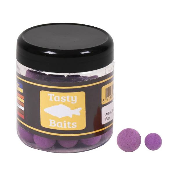 Tasty Baits Pop-Up Boilie Gemischt 50g Mulberry Magic
