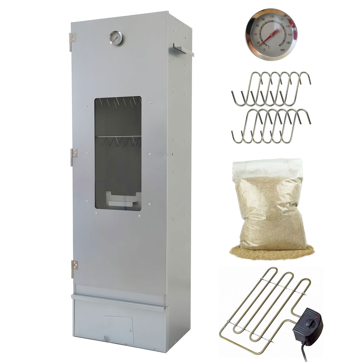 Eurocatch Räucherofen Set Big One mit Elektro Spirale