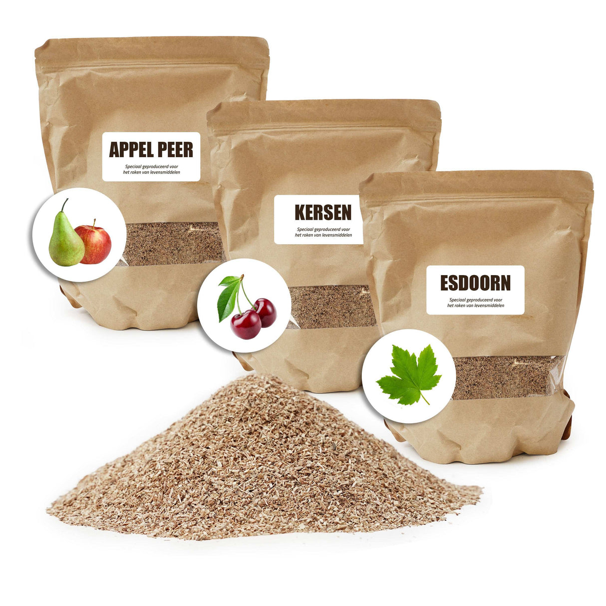 Eurocatch Räuchermehl Set 3x4L Apfel Kirsche Buche