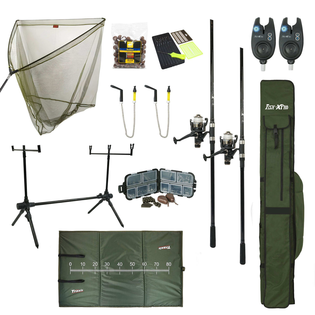 Fish-Xpro Karpfen-Set Improve Mega 2 Ruten