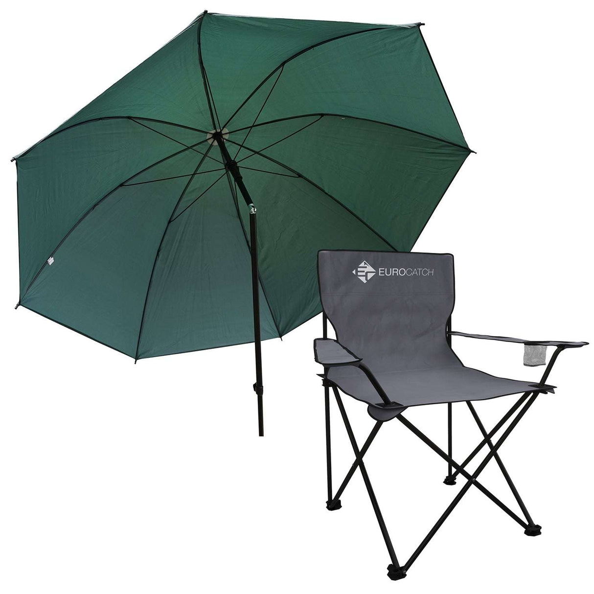 Eurocatch Angelstuhl & Angelschirm Set – Komfort & Schutz
