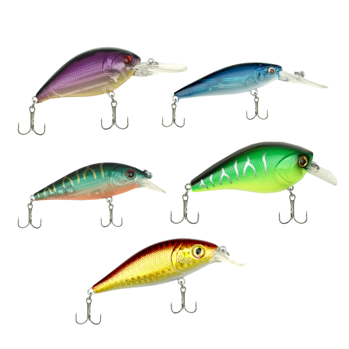 Fish-Xpro Köder-Set Wobbler-Set 15-teilig