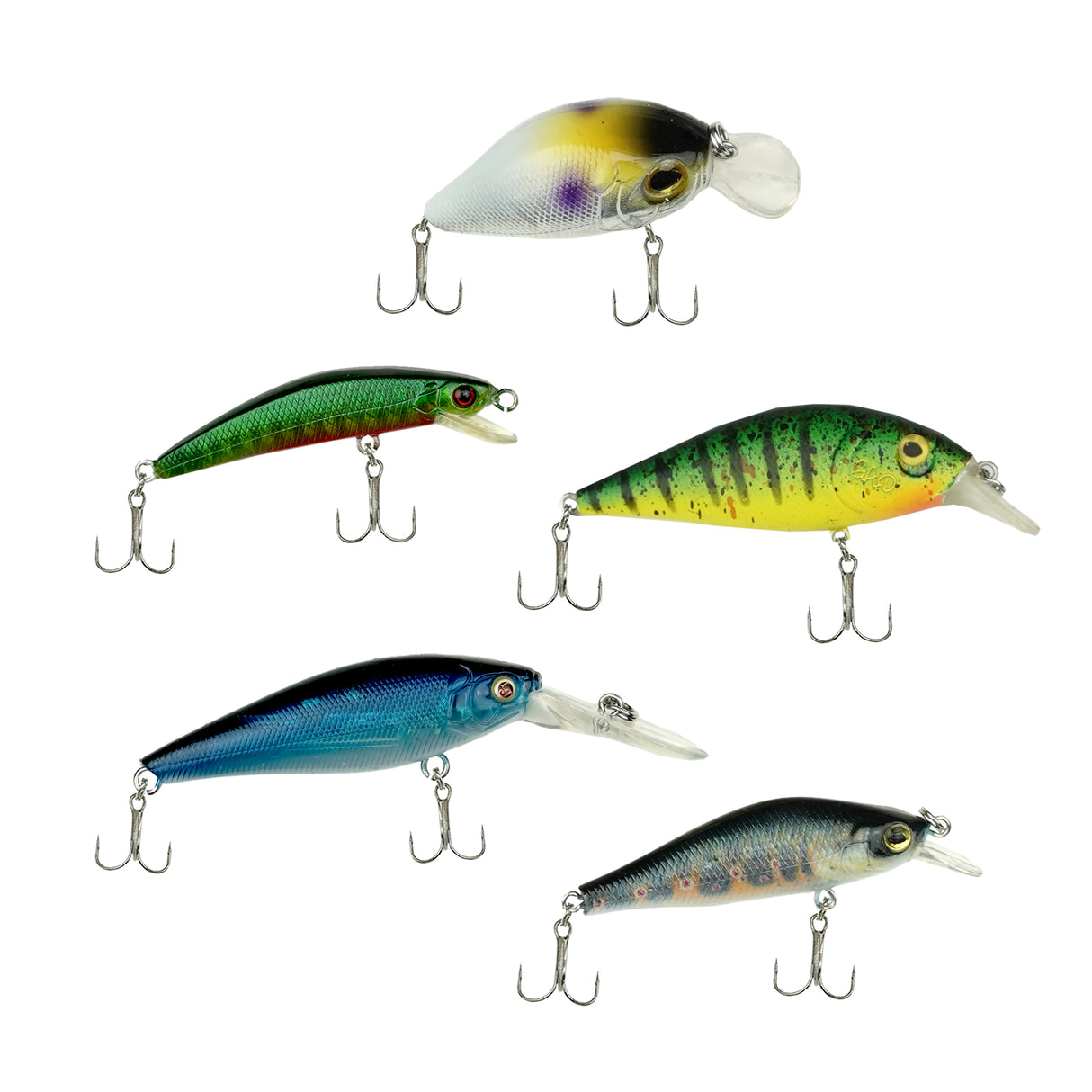 Fish-Xpro Köder-Set Wobbler-Set 15-teilig