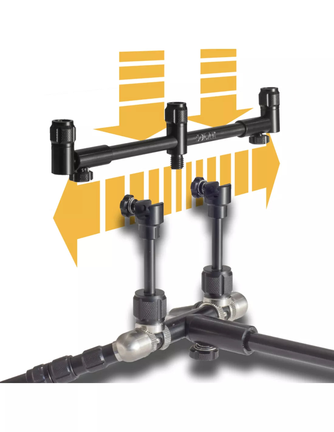 Solar Blacklite Worldwide Rod Pod inkl. Buzzer Bars