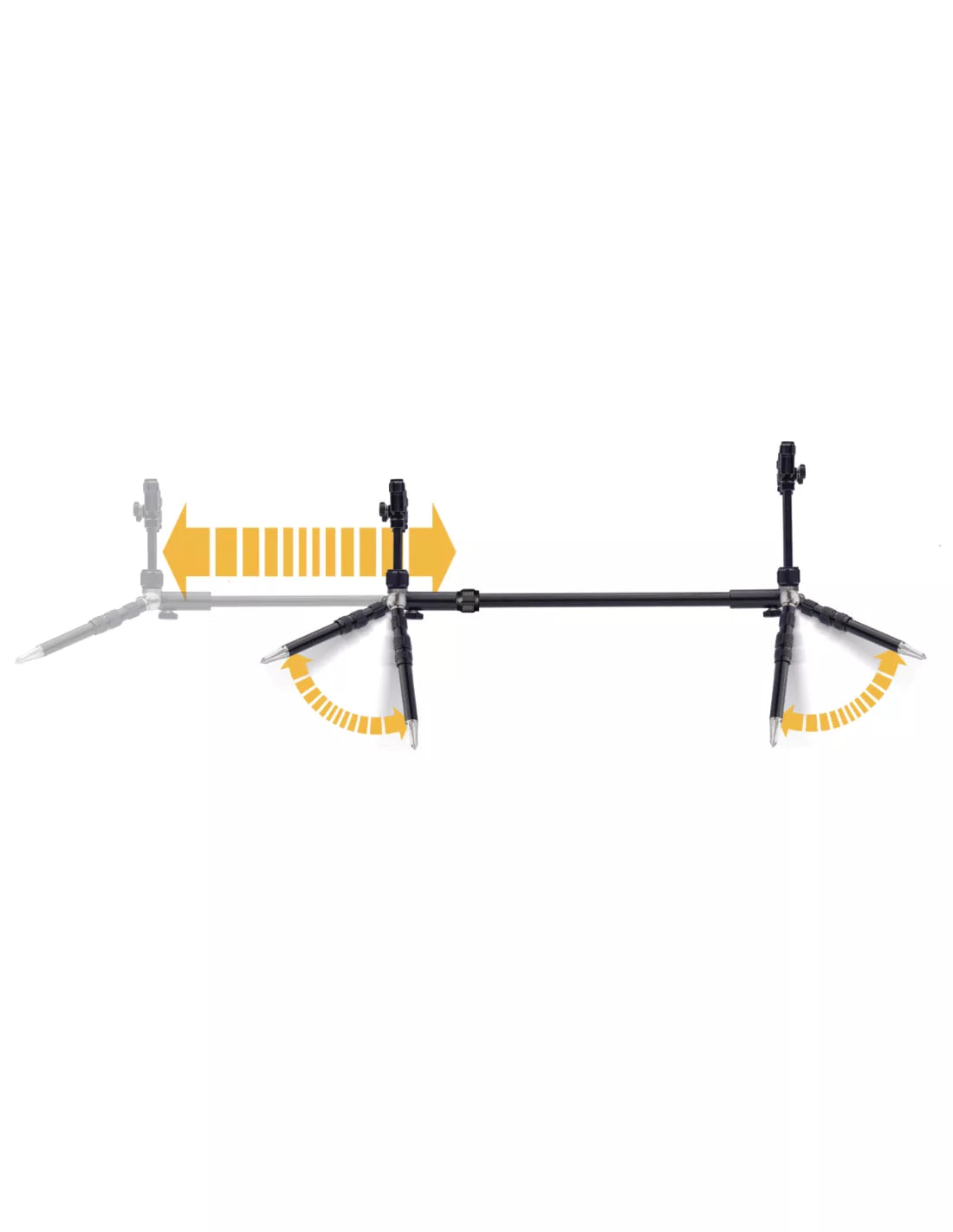 Solar Blacklite Worldwide Rod Pod inkl. Buzzer Bars