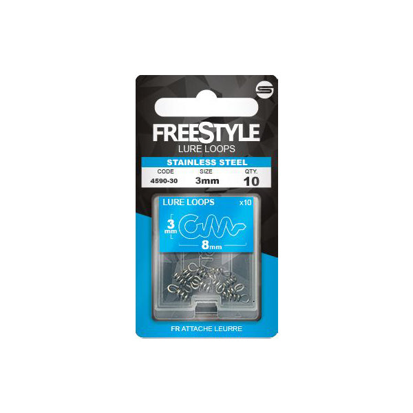 Spro Reload Edelstahl-Köderschlaufe 3mm 10 Stk.