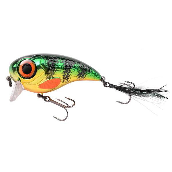 Spro Fat Iris Wobbler | Chrome Perch | 8cm | 40g