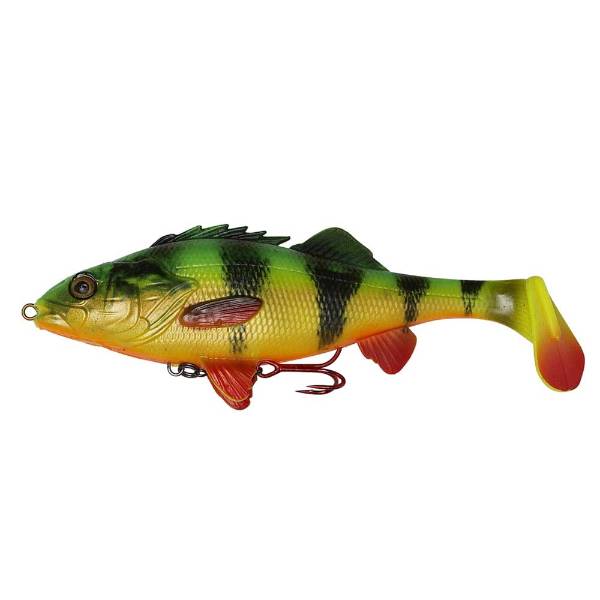 Savage Gear 4D Perch Shad 12,5cm 25g Firetiger