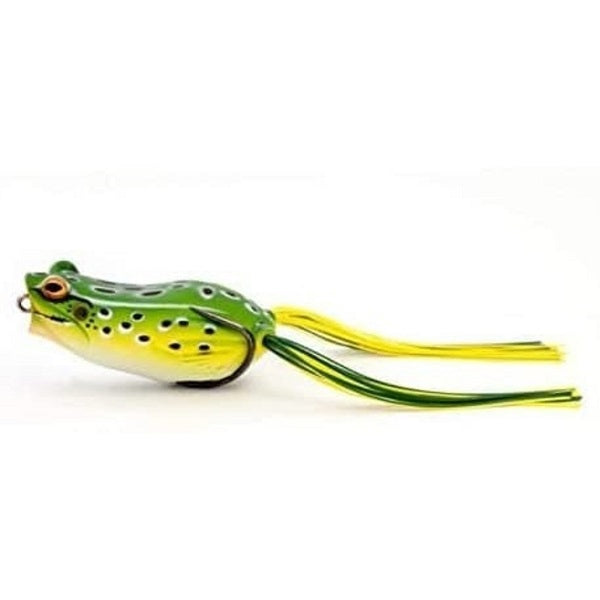 Hopfen-Popper-Frosch | 5,5cm | 15g | Gummifisch Floating Green Leopard