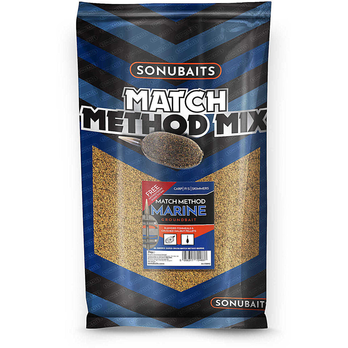 Sonubaits Match Method Marine Groundbait 2kg