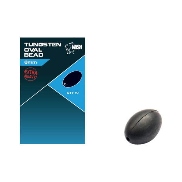 Nash Cling On Tungsten Oval Beads 8mm