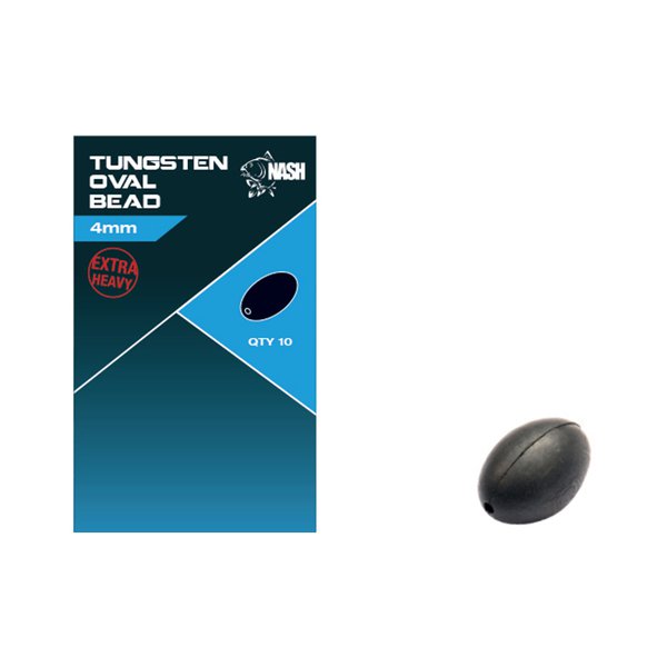 Nash Cling On Tungsten Oval Beads 4mm