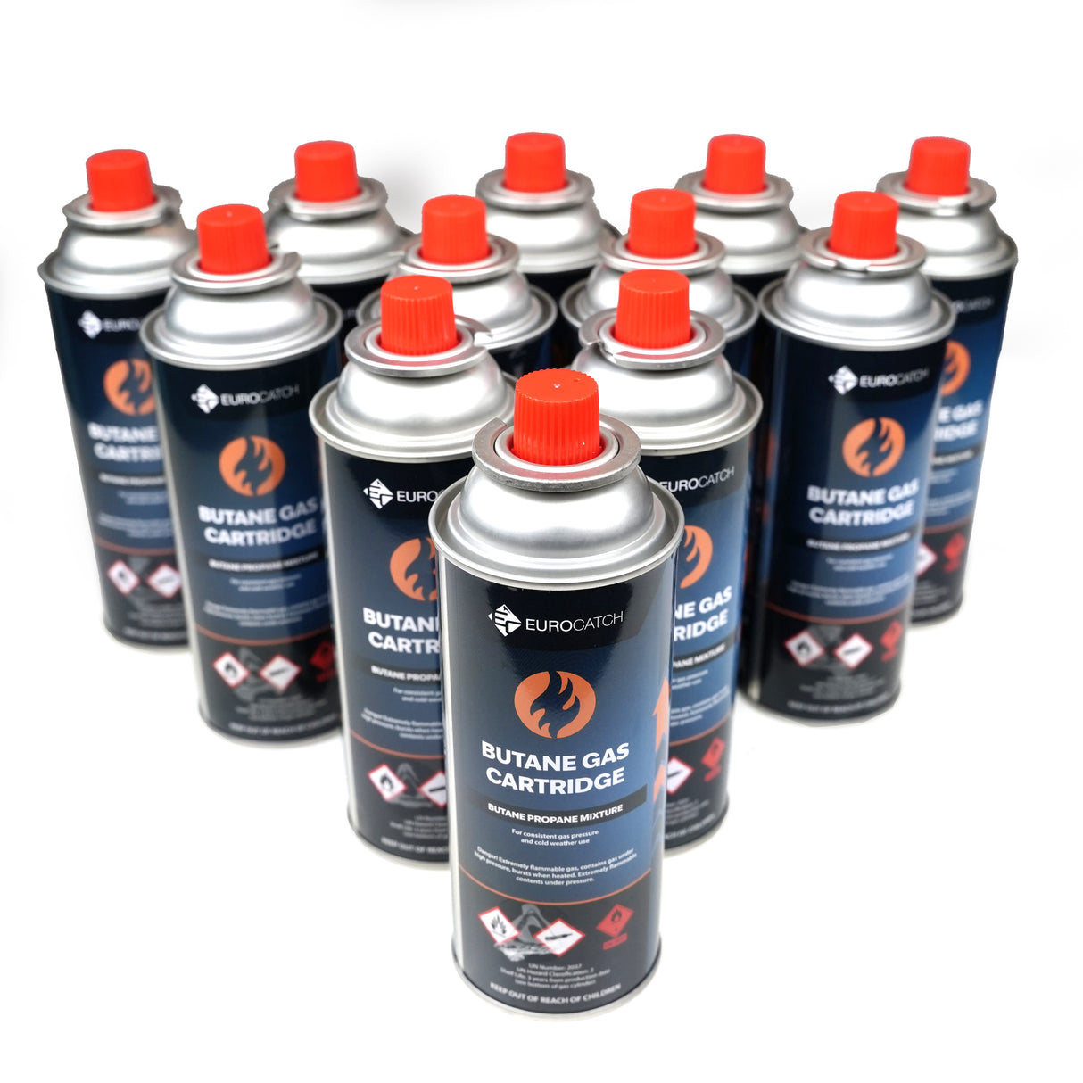 Eurocatch Gaskartusche Butan 227 g – Vorteilspack für Camping & Outdoor