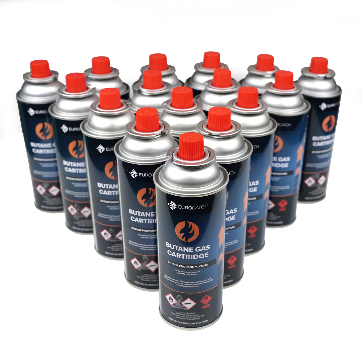 Eurocatch Gaskartusche Butan 227 g – Vorteilspack für Camping & Outdoor