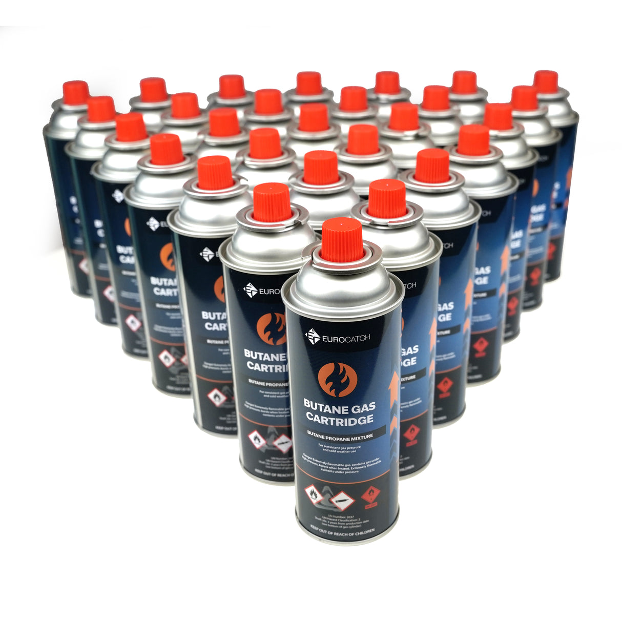 Eurocatch Gaskartusche Butan 227 g – Vorteilspack für Camping & Outdoor