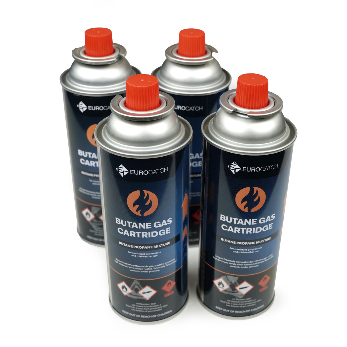 Eurocatch Gaskartusche Butan 227 g – Vorteilspack für Camping & Outdoor