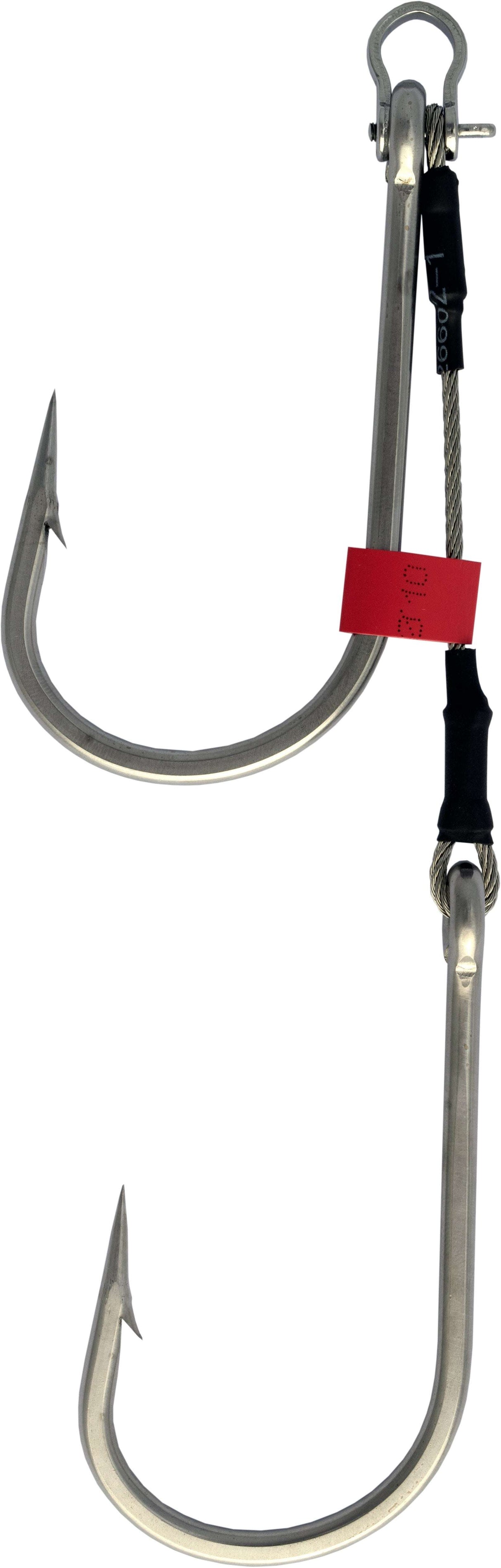 Black Magic AZ Doppelhaken Montage 7/0 für Biggame Lures