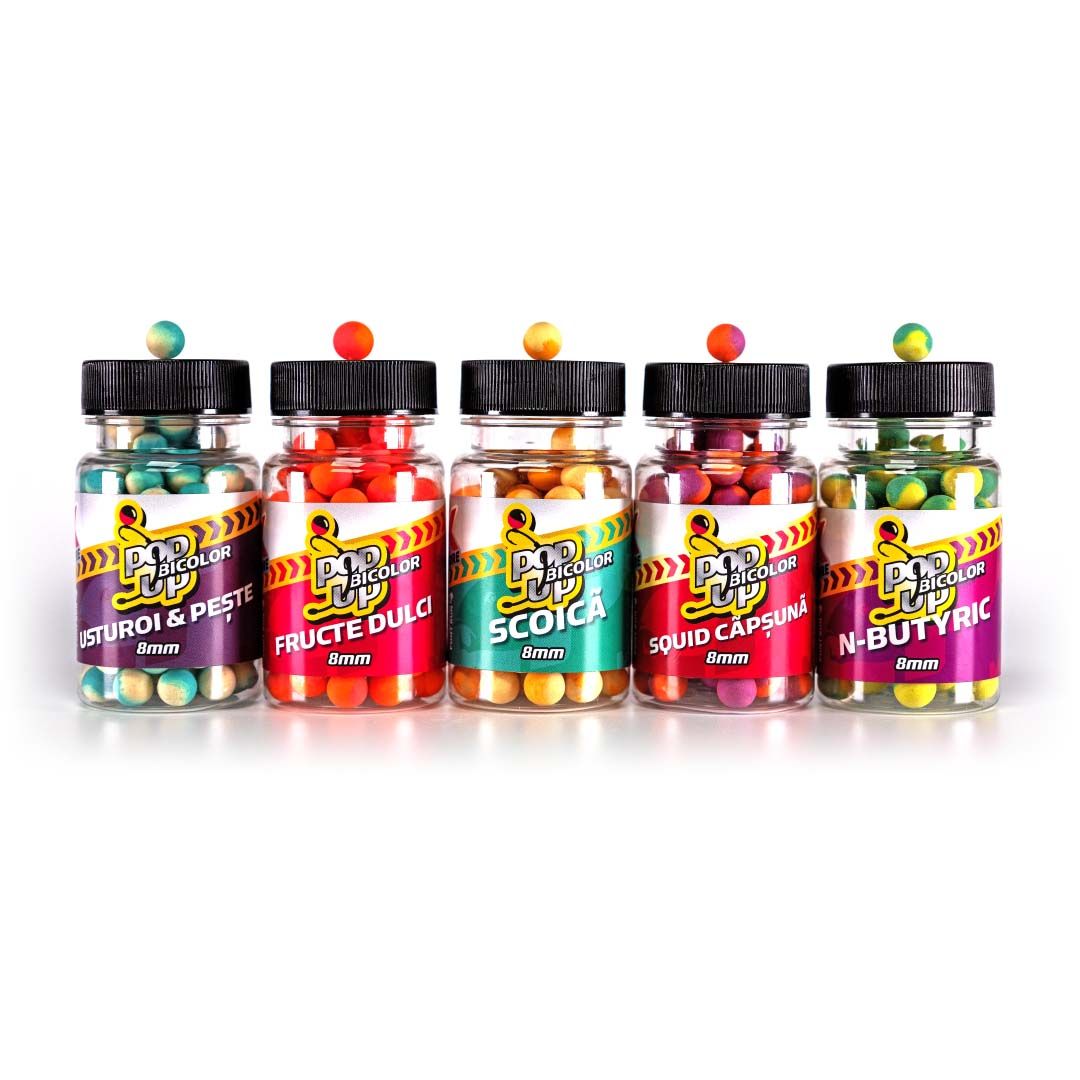 CPK Two Tone Pop Up 8mm – Auffällige schwimmende Boilies fürs Karpfenangeln