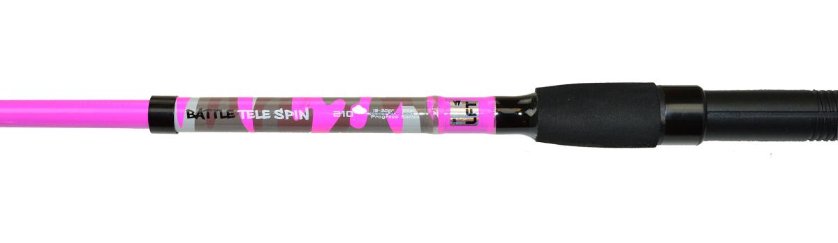 LFT Battle Telespin Rute Pink Camou 2,10m 15-30g