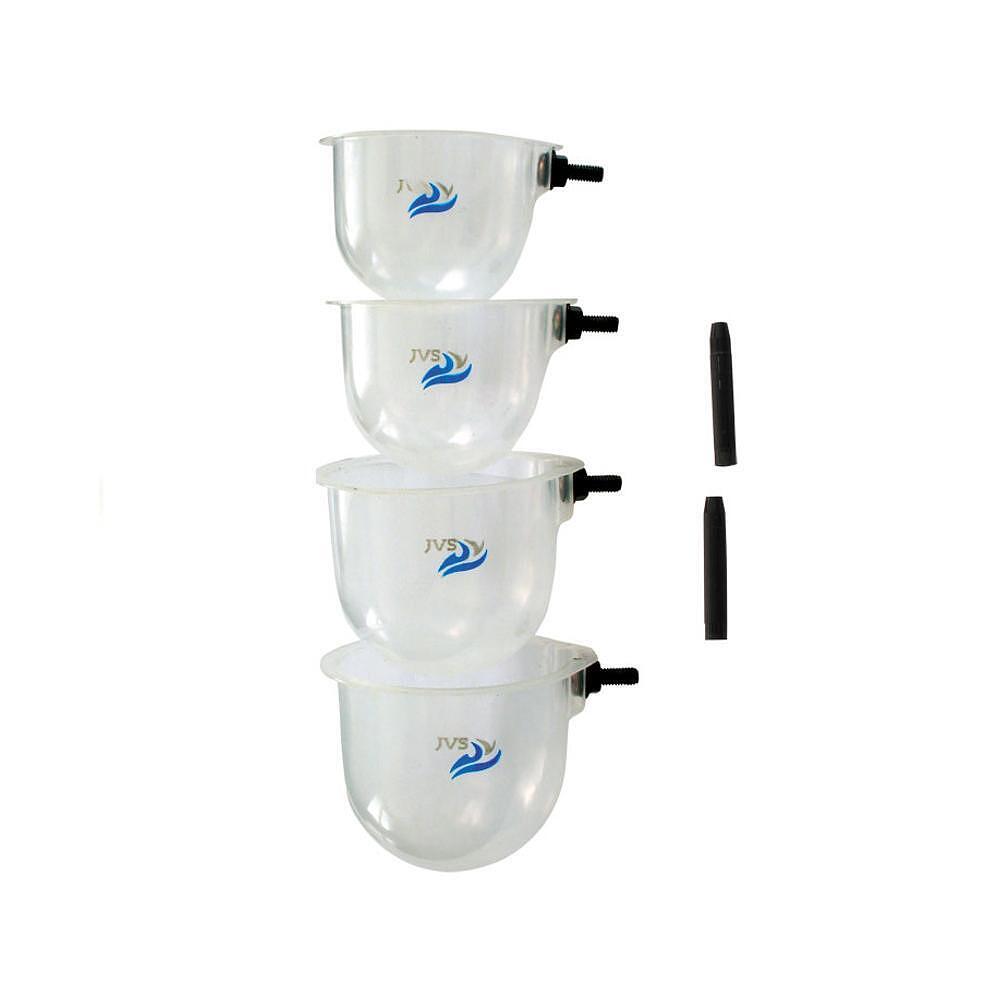 JVS Cuppingkit Set – 4 Stück – Präzises Füttern für Stippangler