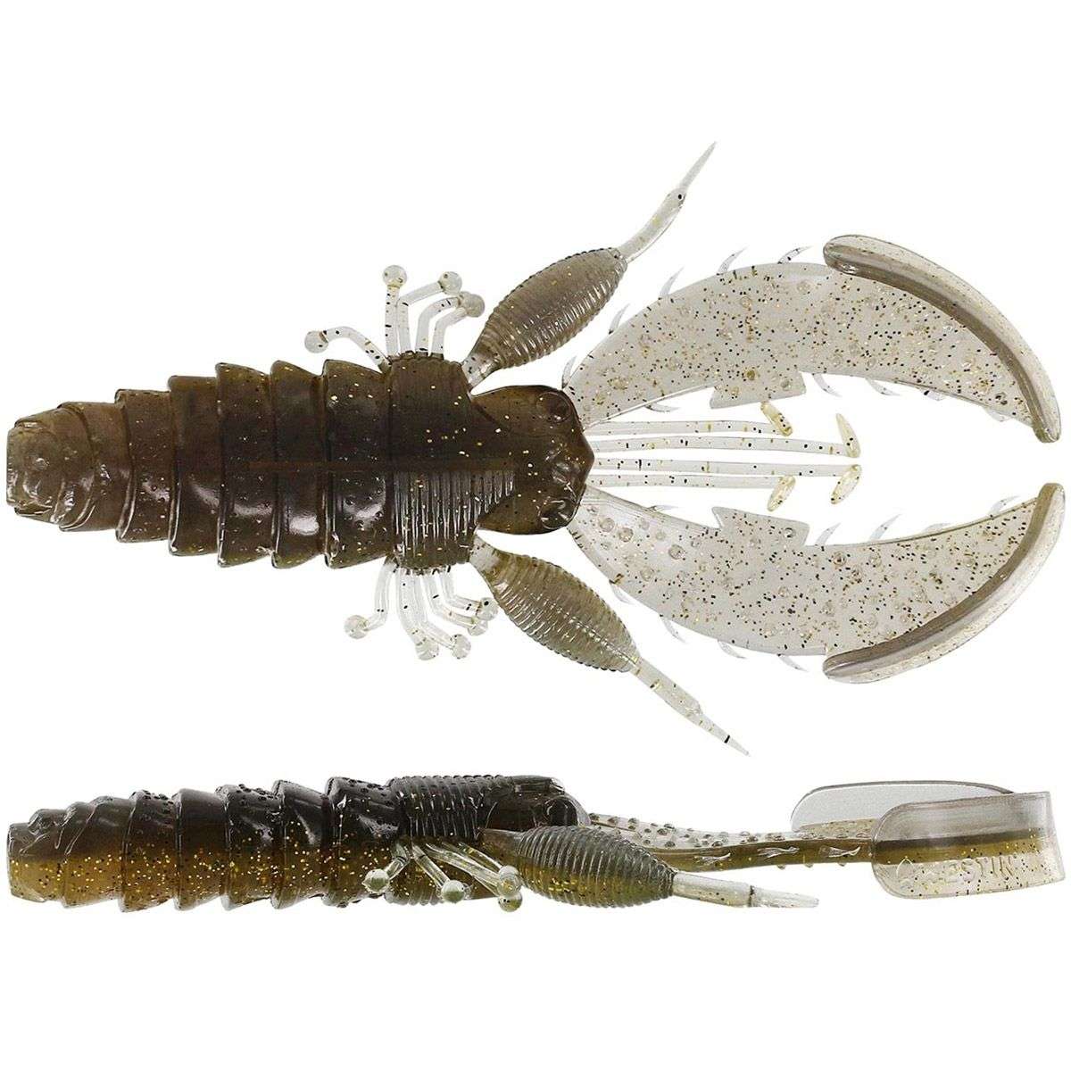 Westin CreCraw Creaturebait 8.5cm 7g 5 Stück UV Gloom - 6.5cm