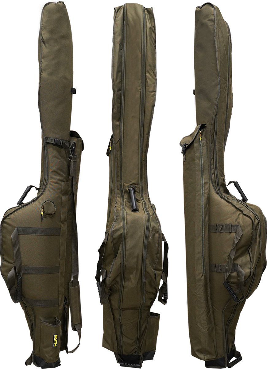 Faith Angeltaschen-Set – Futteral & Rucksack Grün für Angler