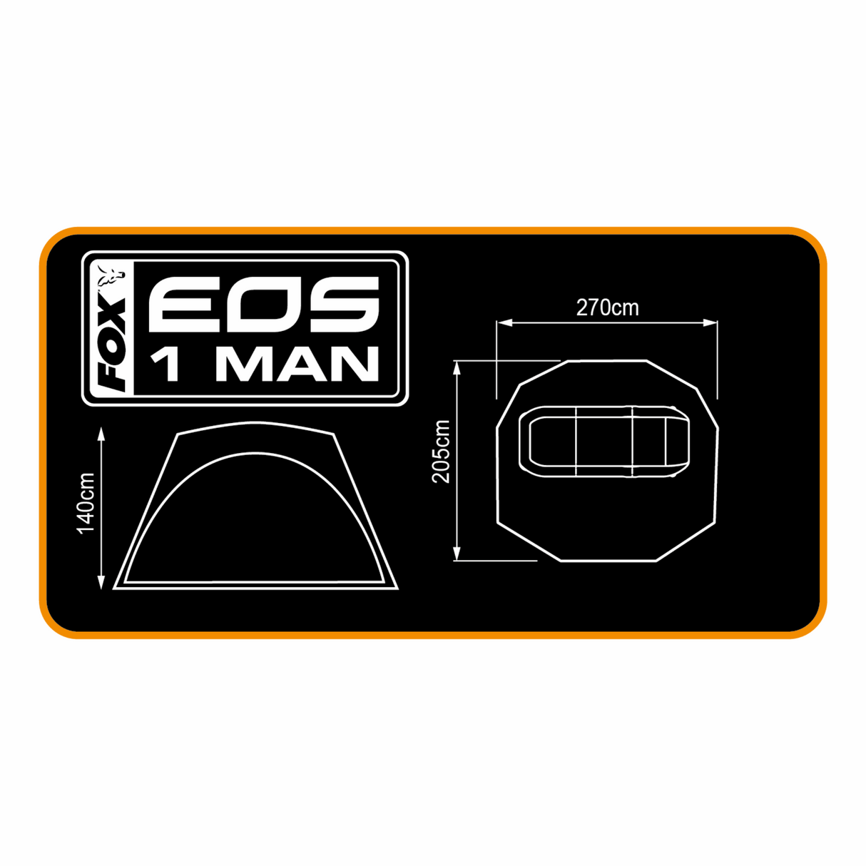 Fox EOS 1 Mann Bivvy Zelt