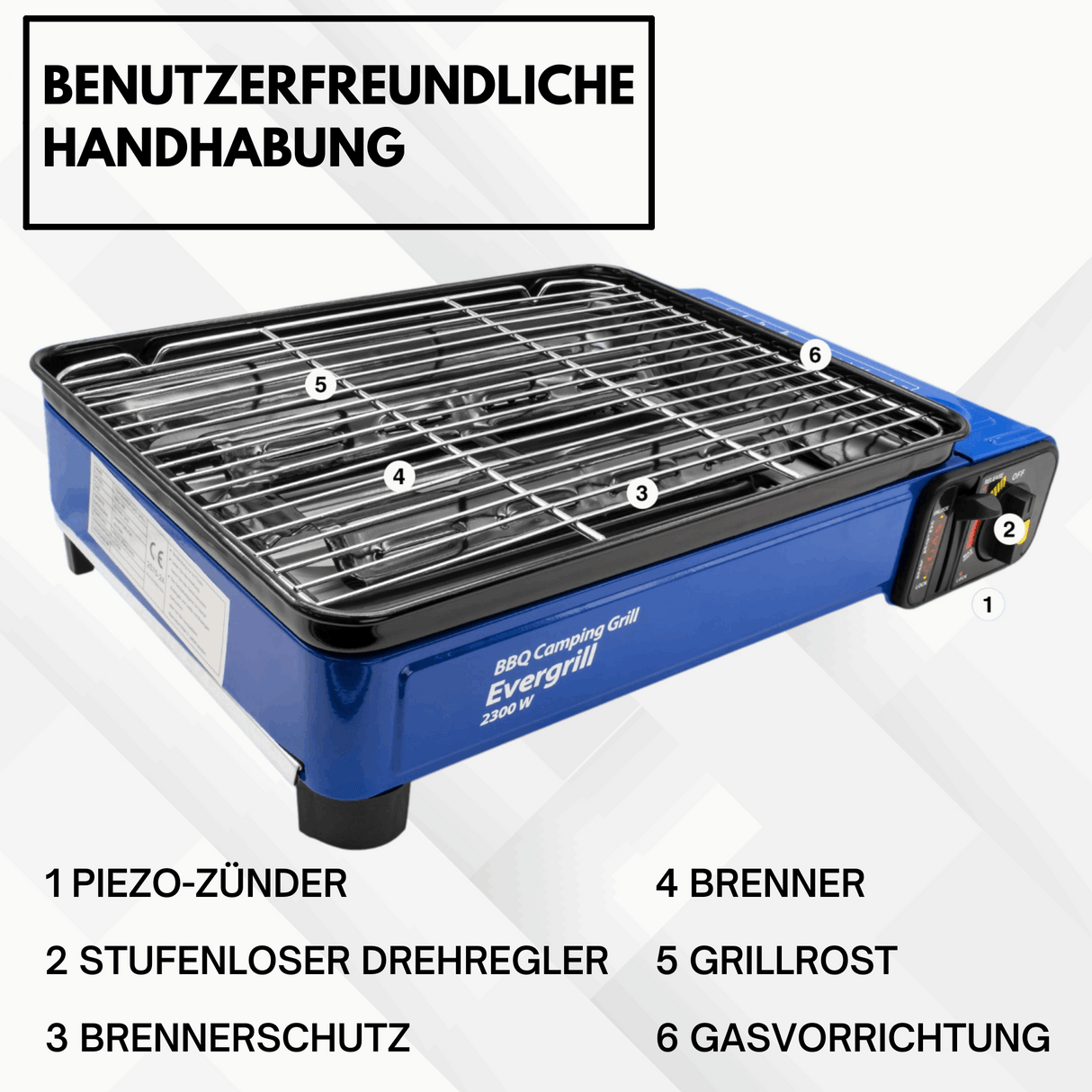 Eurocatch Butangas Campinggrill Evergrill – Gasgrill