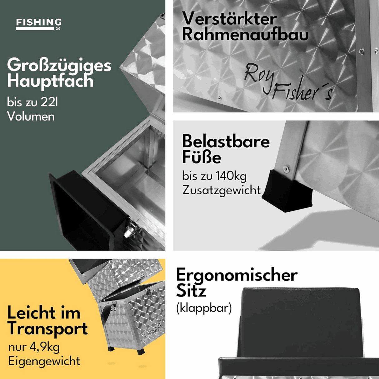 Roy Fishers Sitzkiepe 2 Schubladen