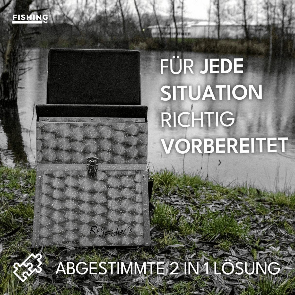 Roy Fishers Sitzkiepe 2 Schubladen